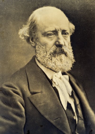 Eugene Viollet-le-Ducin (Viollet le Duc) muotokuva (1814-1879). sd. 1800-luvulla. tekijältä Unknown photographer