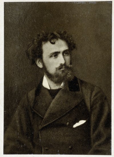 Eugène Delacroixin (1798 - 1863) muotokuva vuonna 1854. tekijältä Unknown photographer