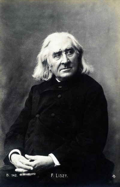 Franz Lisztin muotokuva. tekijältä Unknown photographer