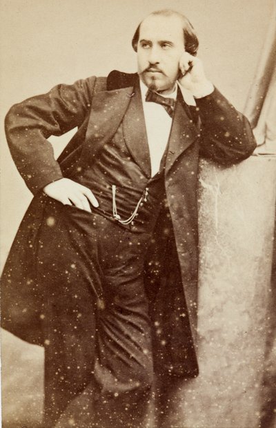 Gabriel Faurén muotokuva, n. 1860 (b/w kuva) tekijältä Unknown photographer