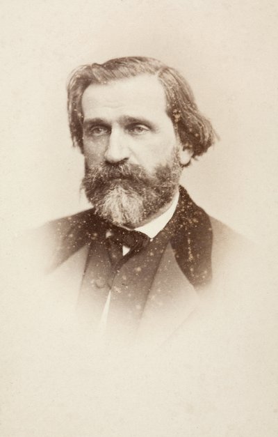 Giuseppe Verdin muotokuva, n. 1860-luku (m/w kuva) tekijältä Unknown photographer