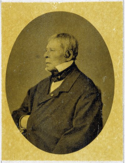 Jean Auguste Dominique Ingresin (1780 - 1867) muotokuva vuonna 1841. tekijältä Unknown photographer