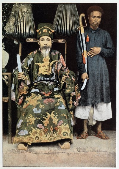 Tonkinin Kinh Luocin (varakuningas) muotokuva, 1800-luvun loppu. tekijältä Unknown photographer