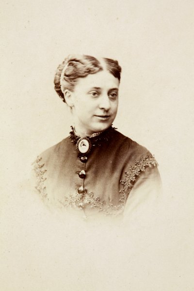 Muotokuva neiti Dunlopista, n. 1860-luku (mv/w kuva) tekijältä Unknown photographer