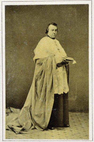 Monsignor Lavigerien (1825 - 1892) muotokuva vuonna 1869 tekijältä Unknown photographer