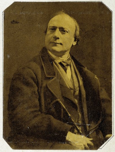 Theodore de Banvillen muotokuva vuonna 1873, ranskalainen runoilija (1823 - 1891) tekijältä Unknown photographer