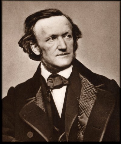 Säveltäjä Richard Wagnerin (1813-1883) muotokuva - saksalaisen säveltäjän Richard Wagnerin (1813-1883) muotokuva. tekijältä Unknown photographer