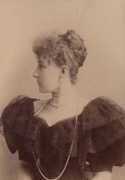Belgian prinsessa Stéphanie Clotilde Louise Herminie Marie Charlotte (21. toukokuuta 1864 - 23. elokuuta 1945). tekijältä Unknown photographer