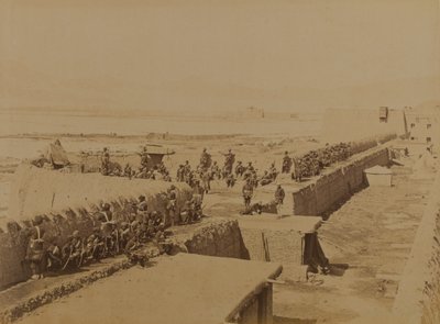 Strongpoint, Kabul 1879 (b/w valokuva) tekijältä Unknown photographer