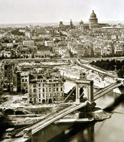 Pariisin suuret teokset: Rue du Bellayn lävistys tekijältä Unknown photographer