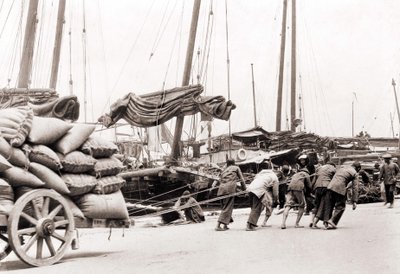 Hongkongin satama noin 1880. tekijältä Unknown photographer