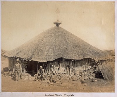 Theodoren hauta, Magdala, Abessinia tekijältä Unknown photographer