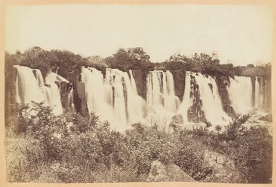 Umgeni Falls, Natalin maakunta, Etelä-Afrikka, noin 1882 tekijältä Unknown photographer