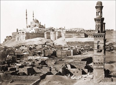 Näkymä Kairosta, valokuva noin 1870. tekijältä Unknown photographer