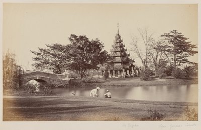 "Näkymä Eden Gardensille", Kalkutta tekijältä Unknown photographer