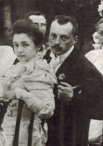 Vladimir Dmitrievich Nabokov (1870-1922) ja Elena Ivanovna Rukavishnikova (1876-1939), Nimetön. Valokuvaaja tekijältä Unknown photographer
