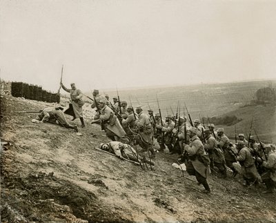 Sota 14-18 (1914-1918) - Propaganda - Vuonna 1914 toimitettu valokuvakuvallinen stereoskooppinen lasilevy LSU (L.S.U. La Stereoscopie Universelle): Notre-Dame de Loretten suuren kannaksen poistaminen (Ablain-Saint-Nazairen kunta - Ablain Saint Nazaire, Pas tekijältä Unknown photographer