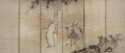 Sushi Ancestorin suunnitelmaluonnos Pan Wang Ban Roadilla, Air Rly 1600s. tekijältä Unkoku Tōgan