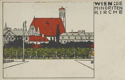 Wien: Minorite Church Wien: Minorite Church, 1908. tekijältä Urban Janke