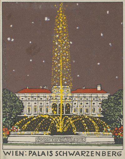 Vienna: Palais Schwarzenberg, 1908. tekijältä Urban Janke.