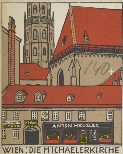 Wien: Pyhän Mikaelin kirkko Wien: Die Michaelerkirche, 1908. tekijältä Urban Janke