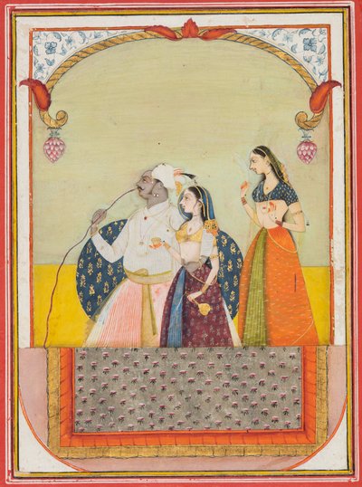 Maharaja Shri Anand Singh-ji ja hänen puolisonsa tekijältä Ustad Murad