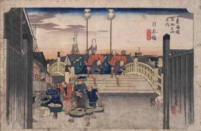 Tokaido-tien 53 etappia tekijältä Utagawa Hiroshige