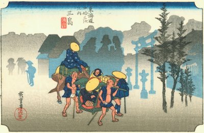 Hiroshige12 mishima tekijältä Utagawa Hiroshige
