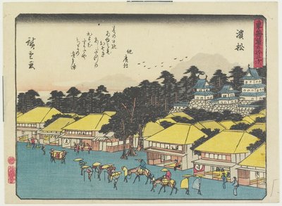 Mamamatsu, 1837-1844 tekijältä Utagawa Hiroshige