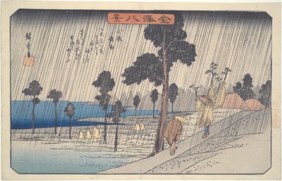Yösade Koizumissa: Kanazawan kahdeksan näkymää tekijältä Utagawa Hiroshige
