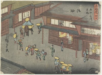 /. 35 Öljy, 1847-1852 tekijältä Utagawa Hiroshige