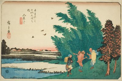 /. 56: Mieji, Te-sarjasta "Shi x t y ne s t on s f te kisokaid" tekijältä Utagawa Hiroshige