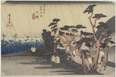 Prinsessa Toran sade, O_iso, n. 1833. tekijältä Utagawa Hiroshige