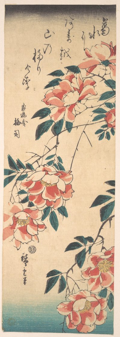 Rosen tekijältä Utagawa Hiroshige