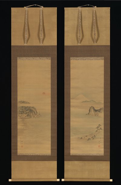 Shichirigahama und Enoshima tekijältä Utagawa Hiroshige