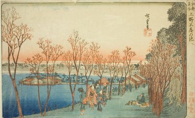 Shinobazu Pond Kami no Shinobazu Pondissa, Teseriesistä tekijältä Utagawa Hiroshige