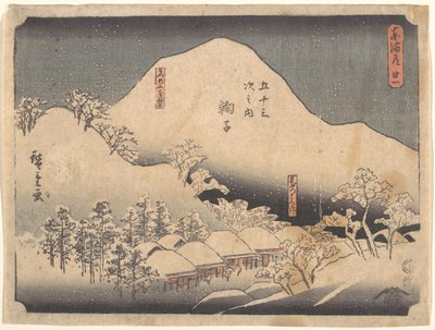 Luminen maisema tekijältä Utagawa Hiroshige