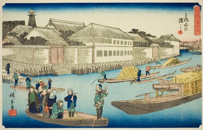 te yoroi phe ry (I panssarissa), te-sarjasta tekijältä Utagawa Hiroshige