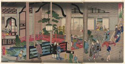 Älykkäät ihmiset Yokohama tekijältä Utagawa Hiroshige II