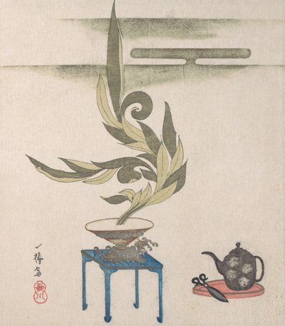 Kukka-asetelma, 1800-luku. tekijältä Utagawa Itchinsai