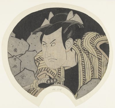 Näyttelijä miekalla tekijältä Utagawa Kunimasa