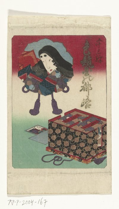 Shunga-sarjan kansi Eroottinen tie pääkaupunkiin (sarjan nimi) tekijältä Utagawa Kunisada (I) (attributed to)