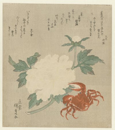 Pioni rapuilla tekijältä Utagawa Kunisada (I)