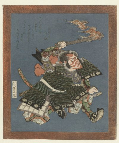 Samurai soihtulla tekijältä Utagawa Kunisada (I)