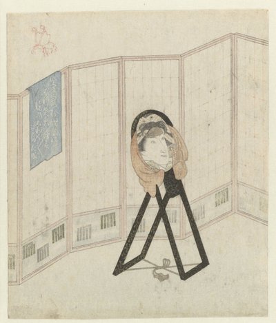 Peili huoneenjakajassa tekijältä Utagawa Kunisada (I)