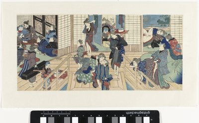 Kohtauksia bordellissa tekijältä Utagawa Kunisada (I)