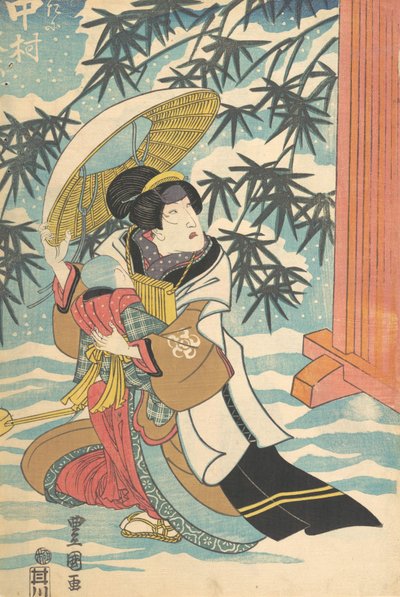 Printti, 1800-luku, 1800-luku. tekijältä Utagawa Kunisada