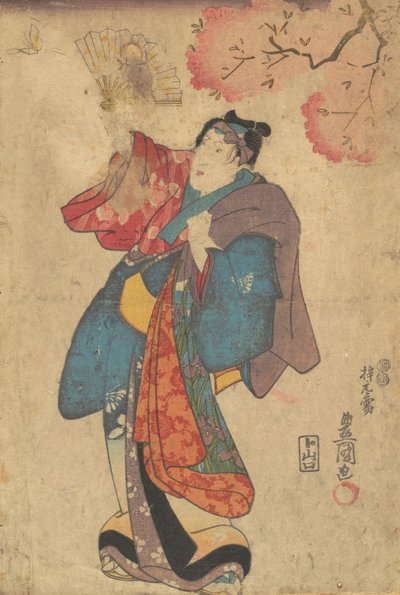 Printti, 1800-luku, 1800-luku. tekijältä Utagawa Kunisada