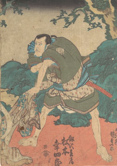 Printti, 1800-luku, 1800-luku. tekijältä Utagawa Kunisada