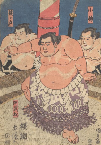 Printti, 1800-luku, 1800-luku. tekijältä Utagawa Kunisada